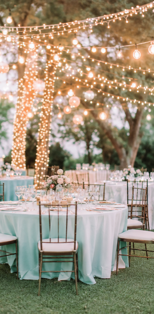 Diamond Package — luxury outdoor reception